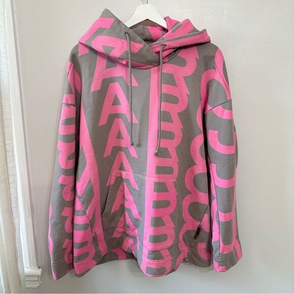 Marc Jacobs Monogram Hoodie Pink Taupe - Picture 4 of 9